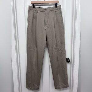 Khaki Relaxed Fit Pants | Dockers Flex Comfort W32 L34